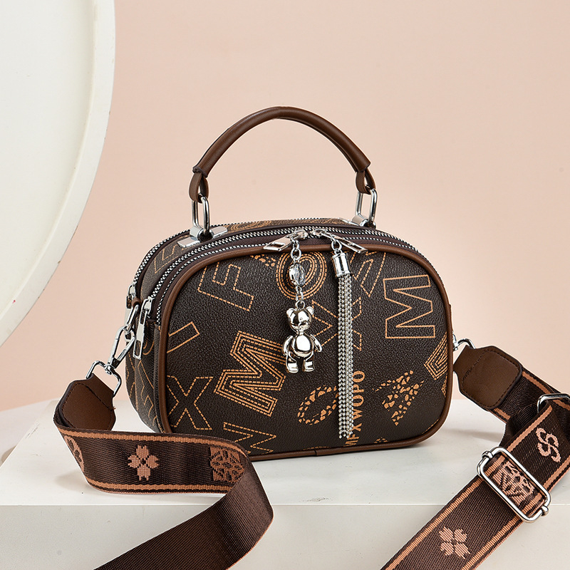 Ženska crossbody torba, PU materijal; gradski minimalistički stil; ovalni oblik; zatvarač; podstava od poliester