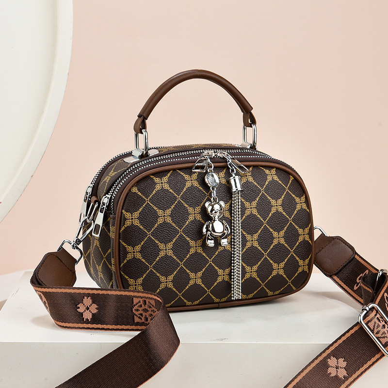 Ženska crossbody torba, PU materijal; gradski minimalistički stil; ovalni oblik; zatvarač; podstava od poliester