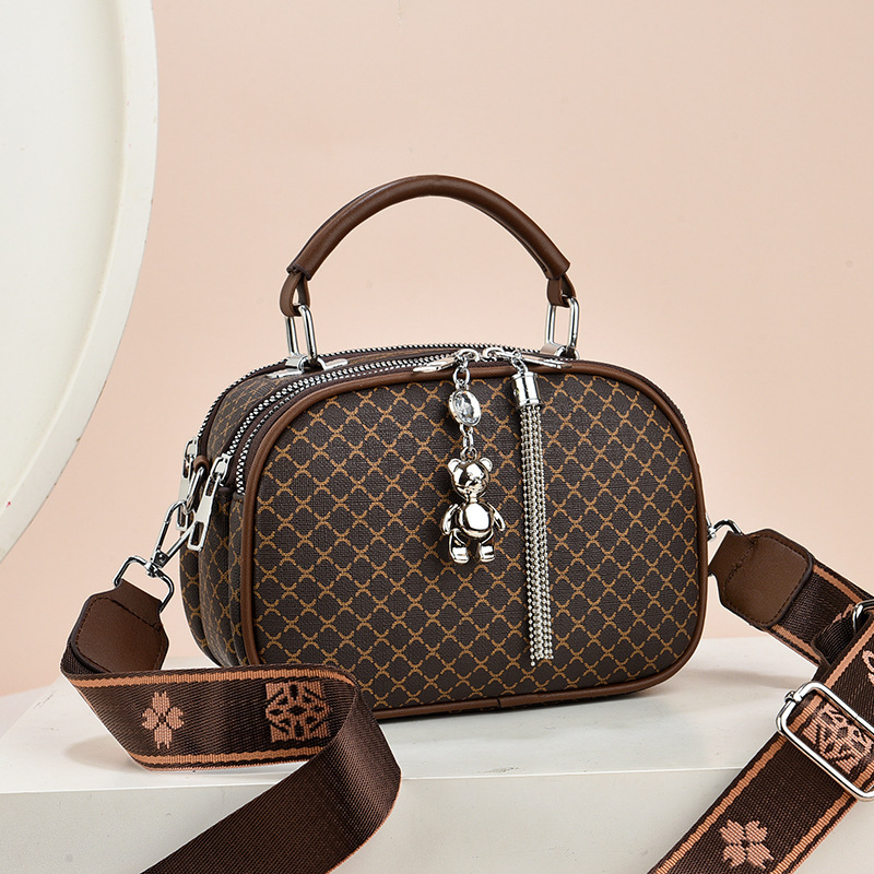 Ženska crossbody torba, PU materijal; gradski minimalistički stil; ovalni oblik; zatvarač; podstava od poliester