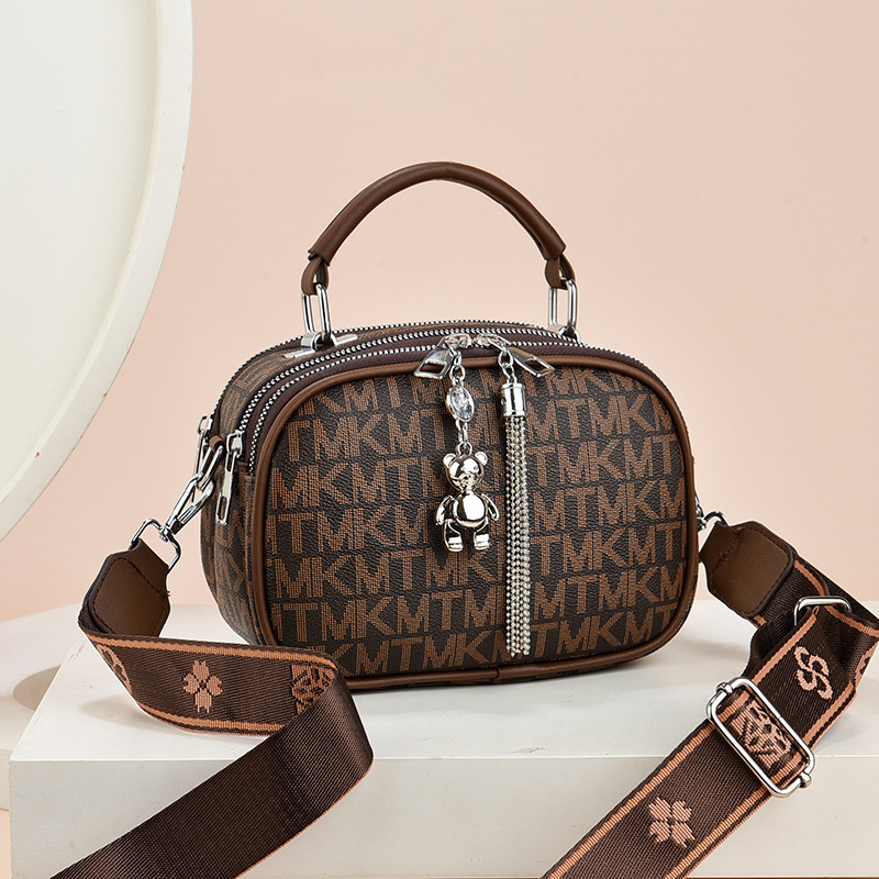 Ženska crossbody torba, PU materijal; gradski minimalistički stil; ovalni oblik; zatvarač; podstava od poliester