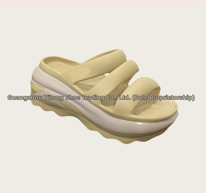 Γυναικείες κλογκς Baotou με διάτρητο πάνω μέρος από EVA, παχιά σόλα πλατφόρμα από EVA, αύξηση ύψους, άνοιξη 2025