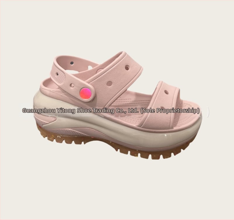 Γυναικείες κλογκς Baotou με διάτρητο πάνω μέρος από EVA, παχιά σόλα πλατφόρμα από EVA, αύξηση ύψους, άνοιξη 2025