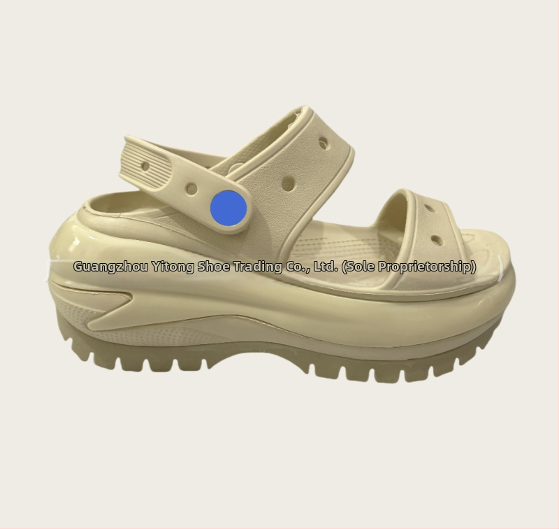 Γυναικείες κλογκς Baotou με διάτρητο πάνω μέρος από EVA, παχιά σόλα πλατφόρμα από EVA, αύξηση ύψους, άνοιξη 2025