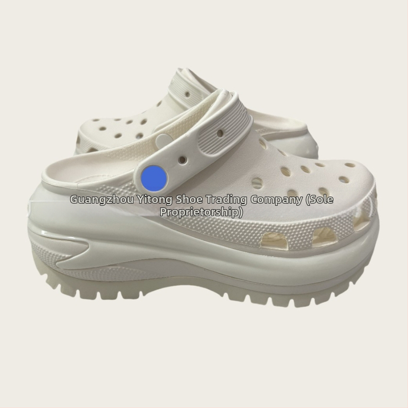 Γυναικείες κλογκς Baotou με διάτρητο πάνω μέρος από EVA, παχιά σόλα πλατφόρμα από EVA, αύξηση ύψους, άνοιξη 2025