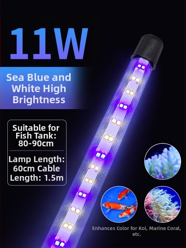 Υποβρύχιο LED φως για ενυδρείο με λειτουργία εναλλαγής χρωμάτων — πλαστικό περίβλημα, ισχύς 3–17 W, βάρος 0.65–1.5, μάρκα Jialu