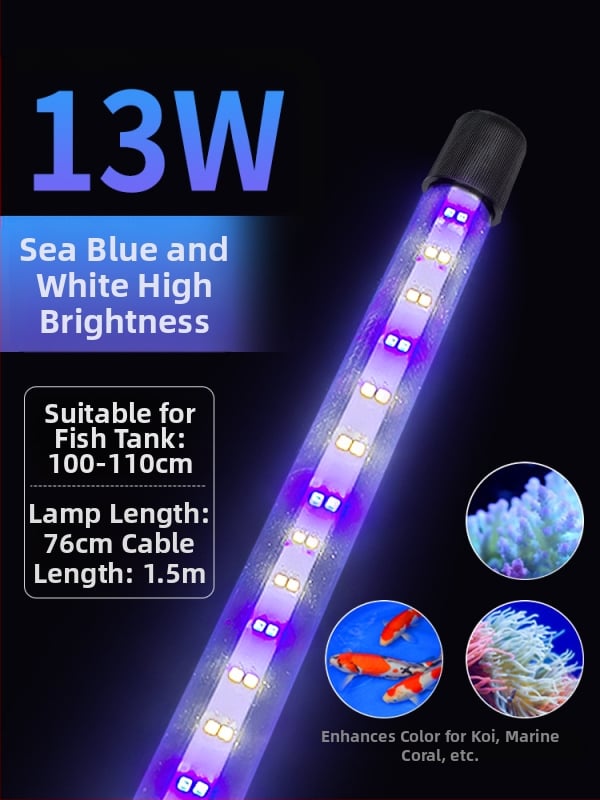 Υποβρύχιο LED φως για ενυδρείο με λειτουργία εναλλαγής χρωμάτων — πλαστικό περίβλημα, ισχύς 3–17 W, βάρος 0.65–1.5, μάρκα Jialu