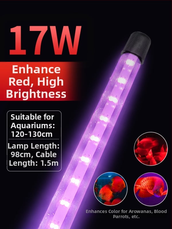 Υποβρύχιο LED φως για ενυδρείο με λειτουργία εναλλαγής χρωμάτων — πλαστικό περίβλημα, ισχύς 3–17 W, βάρος 0.65–1.5, μάρκα Jialu