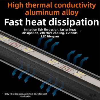 LED φωτιστικό ενυδρείου, αδιάβροχο, με βεντούζα, για υδρόβια φυτά και διακοσμητικά ενυδρεία