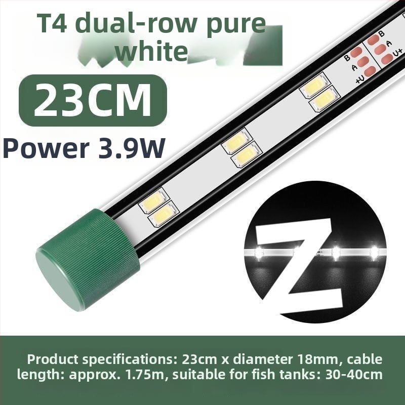 LED φωτιστικό ενυδρείου, αδιάβροχο, με βεντούζα, για υδρόβια φυτά και διακοσμητικά ενυδρεία