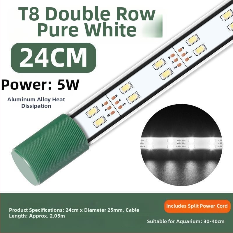 LED φωτιστικό ενυδρείου, αδιάβροχο, με βεντούζα, για υδρόβια φυτά και διακοσμητικά ενυδρεία