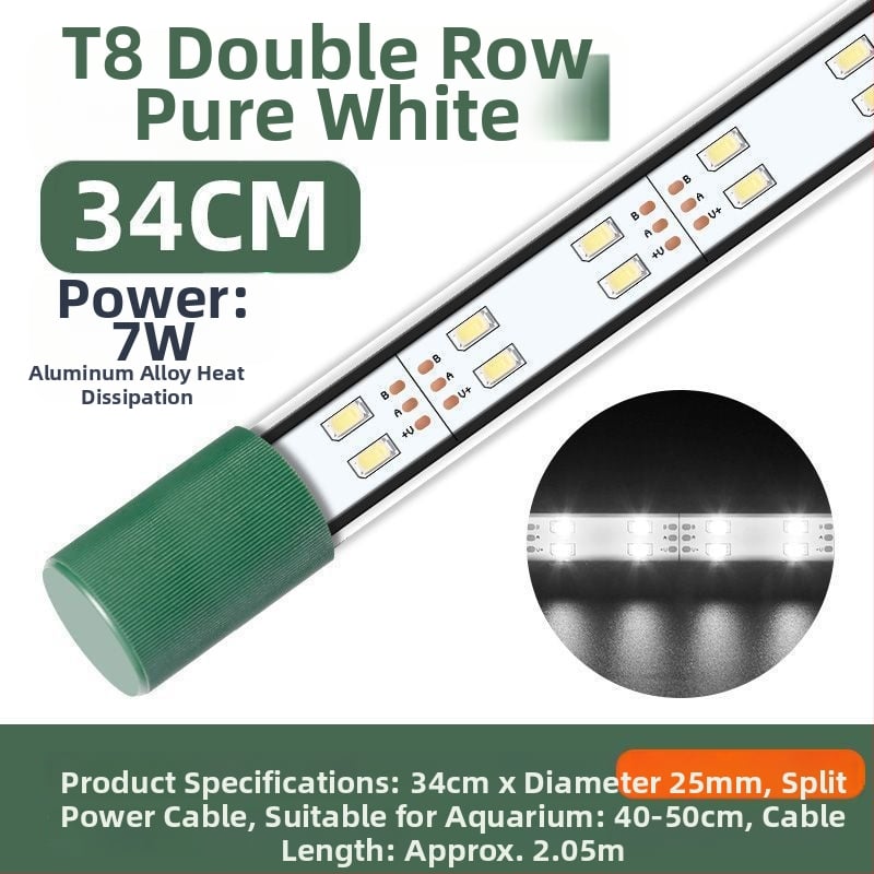 LED φωτιστικό ενυδρείου, αδιάβροχο, με βεντούζα, για υδρόβια φυτά και διακοσμητικά ενυδρεία