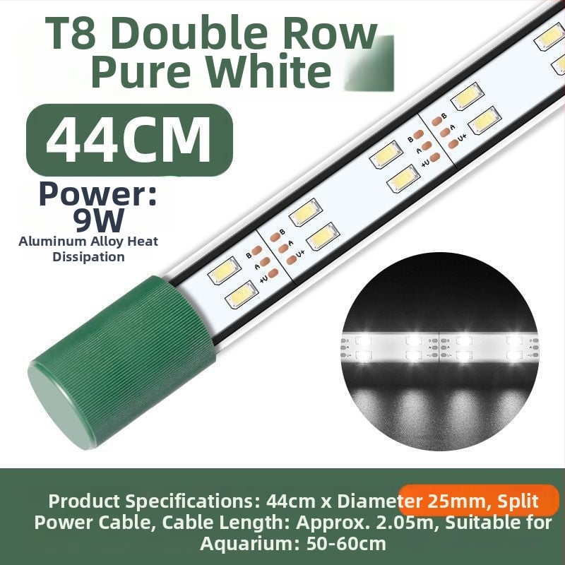 LED φωτιστικό ενυδρείου, αδιάβροχο, με βεντούζα, για υδρόβια φυτά και διακοσμητικά ενυδρεία