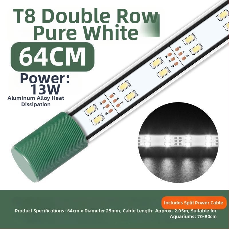 LED φωτιστικό ενυδρείου, αδιάβροχο, με βεντούζα, για υδρόβια φυτά και διακοσμητικά ενυδρεία