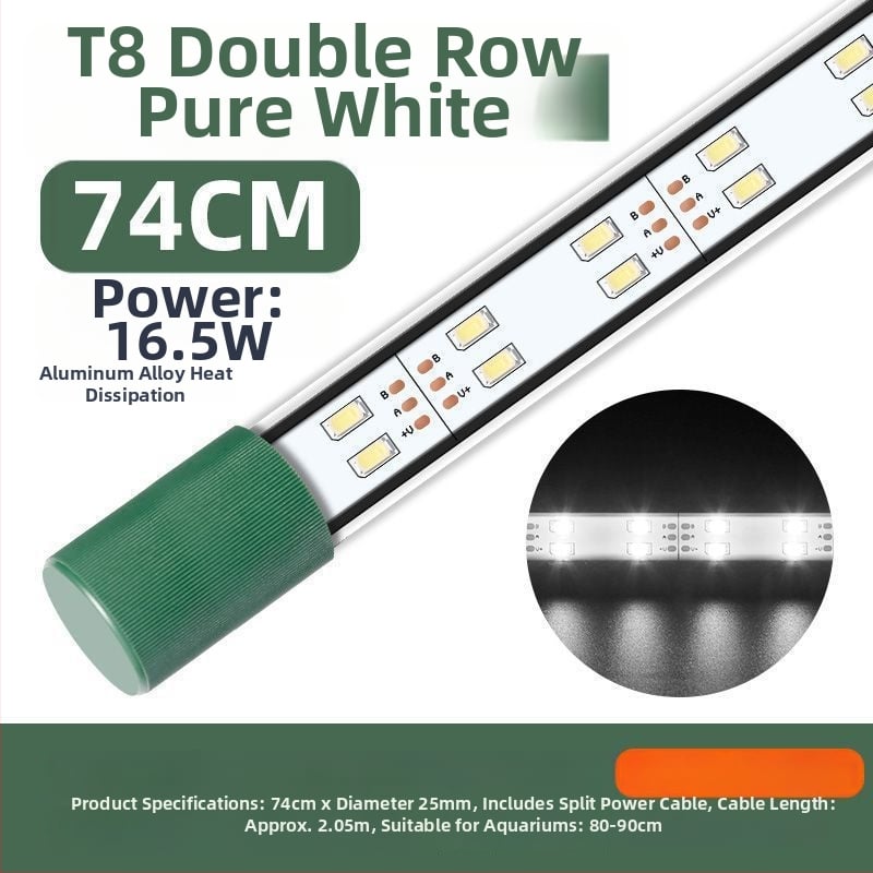 LED φωτιστικό ενυδρείου, αδιάβροχο, με βεντούζα, για υδρόβια φυτά και διακοσμητικά ενυδρεία