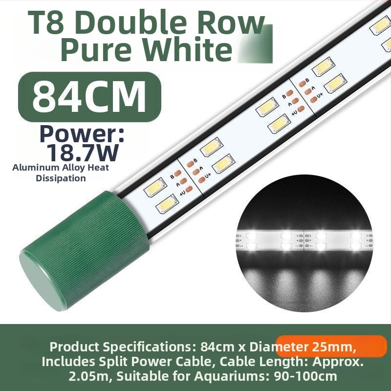 LED φωτιστικό ενυδρείου, αδιάβροχο, με βεντούζα, για υδρόβια φυτά και διακοσμητικά ενυδρεία