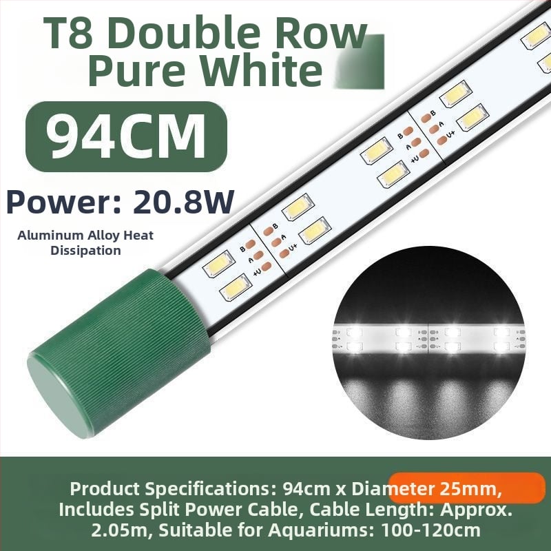 LED φωτιστικό ενυδρείου, αδιάβροχο, με βεντούζα, για υδρόβια φυτά και διακοσμητικά ενυδρεία