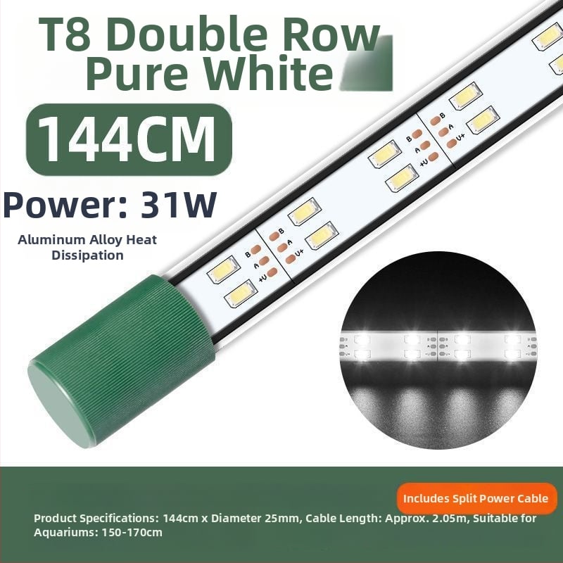 LED φωτιστικό ενυδρείου, αδιάβροχο, με βεντούζα, για υδρόβια φυτά και διακοσμητικά ενυδρεία