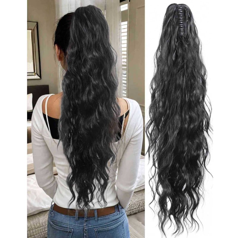 Ponytail peruka za žene, visokotemperaturna sintetička kosa, model Py541, mehanizam obrade