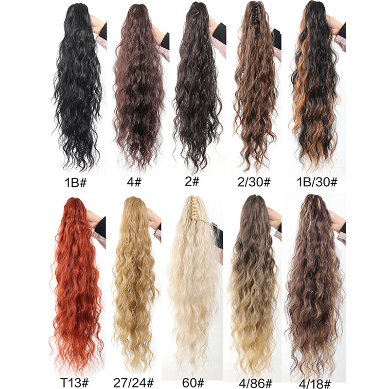 Ponytail peruka za žene, visokotemperaturna sintetička kosa, model Py541, mehanizam obrade