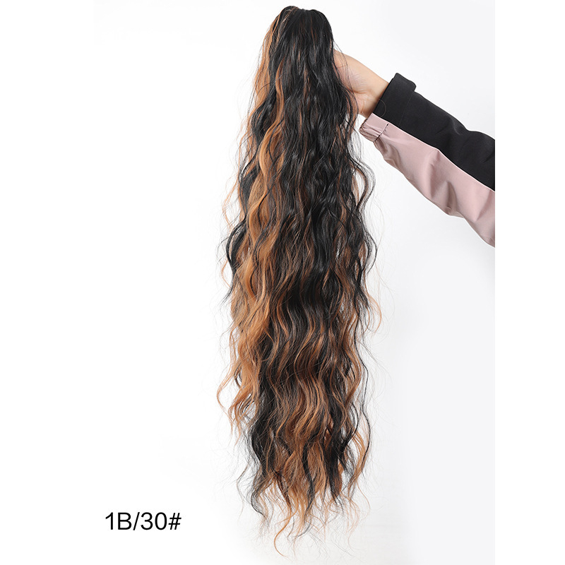 Ponytail peruka za žene, visokotemperaturna sintetička kosa, model Py541, mehanizam obrade