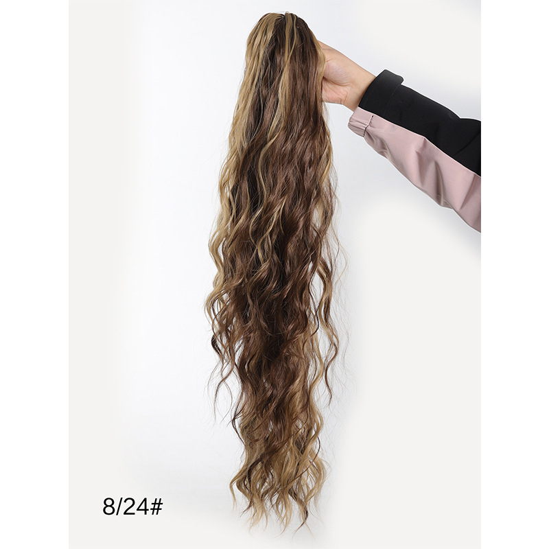 Ponytail peruka za žene, visokotemperaturna sintetička kosa, model Py541, mehanizam obrade