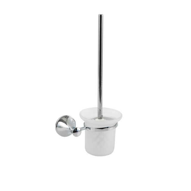 Kupaonski hardver od cinkovog legura, šestdjelni set, kromirana završna obrada, moderni minimalistički stil, Fidic