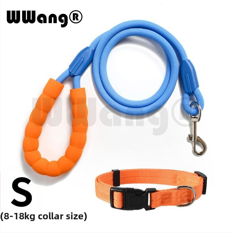 Lesă pentru câini de plimbare – nylon, retractabilă, potrivită pentru câini mici și de talie medie