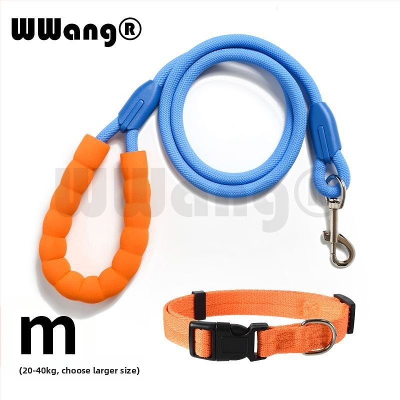 Lesă pentru câini de plimbare – nylon, retractabilă, potrivită pentru câini mici și de talie medie