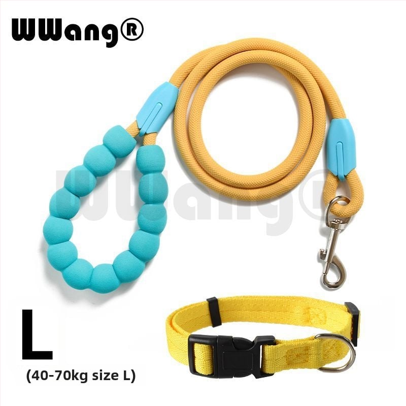 Lesă pentru câini de plimbare – nylon, retractabilă, potrivită pentru câini mici și de talie medie