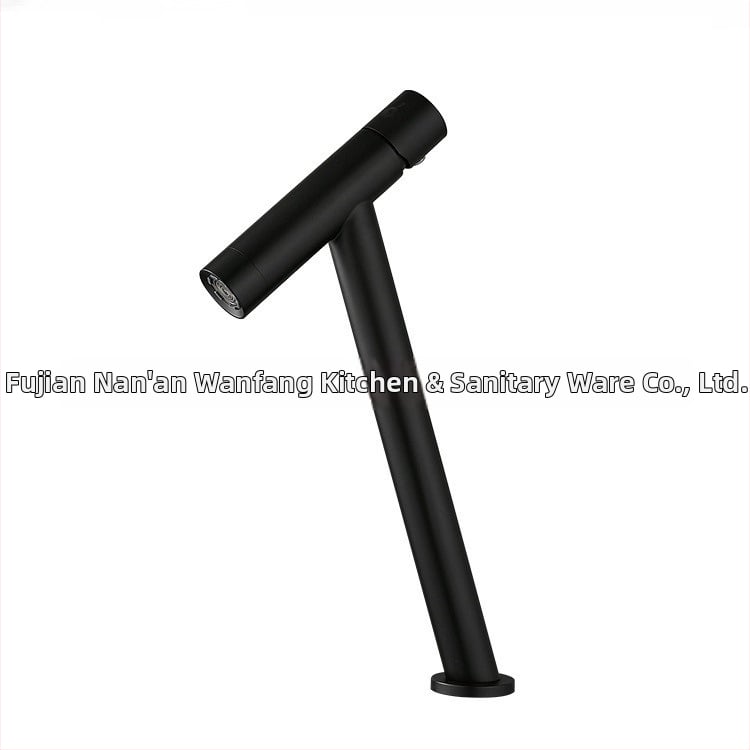 Kúpeľňový umývadlový mixér, meďová konštrukcia, zvislá inštalácia, špirálové otváranie