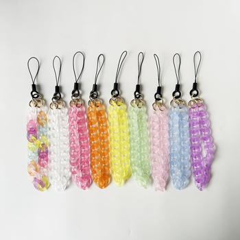 Κορδόνι τηλεφώνου με ματ ακρυλικό σε αλυσίδα, χειροποίητο από τη Newsefly, Άνοιξη 2023 έκδοση