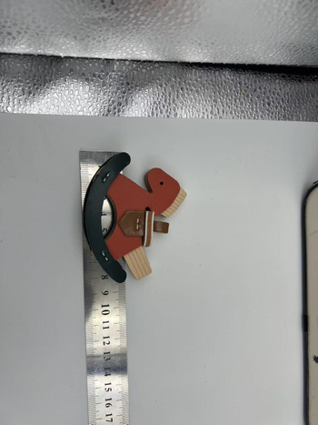 Декорация за чанта – мини PU кожено конче-люлеещ се, декоративен висящ аксесоар, супер лека, Trojan модел, пролет 2025