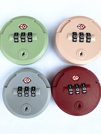 Κλειδαριά αποσκευών, ABS υλικό, αντικλοπή, περιστρεφόμενη κλειδαριά με επίπεδη πλατφόρμα, ανταλλακτικό, καλοκαίρι 2023