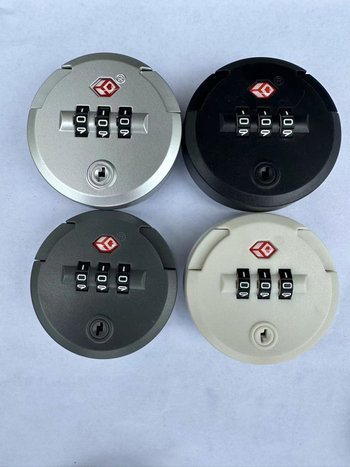 Κλειδαριά αποσκευών, ABS υλικό, αντικλοπή, περιστρεφόμενη κλειδαριά με επίπεδη πλατφόρμα, ανταλλακτικό, καλοκαίρι 2023