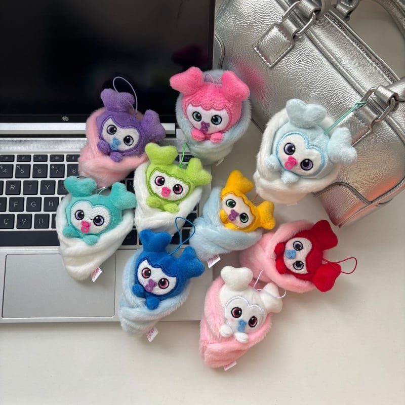 Twice privjesak za ključeve – plišna lutka od vune, japansko-korejski stil