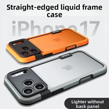 Telefonvédő iPhone 13–17 sorozathoz, matt TPU burkolat és metallikus festékkel, hőelvezetés, ütésállóság és ujjlenyomat-mentes