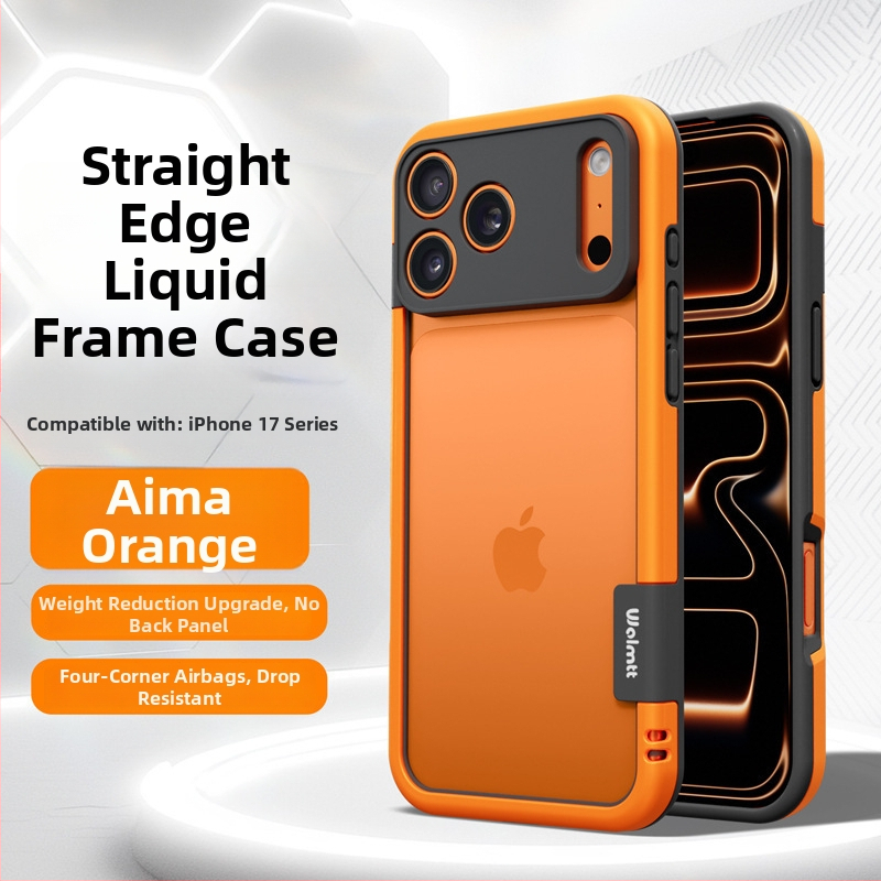 Telefonvédő iPhone 13–17 sorozathoz, matt TPU burkolat és metallikus festékkel, hőelvezetés, ütésállóság és ujjlenyomat-mentes