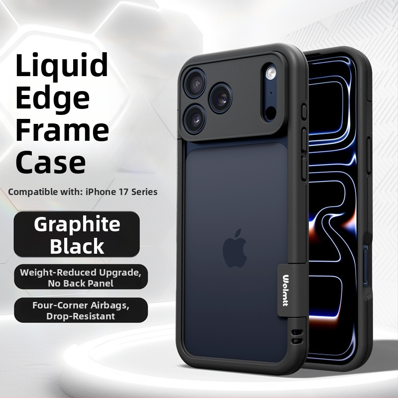 Telefonvédő iPhone 13–17 sorozathoz, matt TPU burkolat és metallikus festékkel, hőelvezetés, ütésállóság és ujjlenyomat-mentes