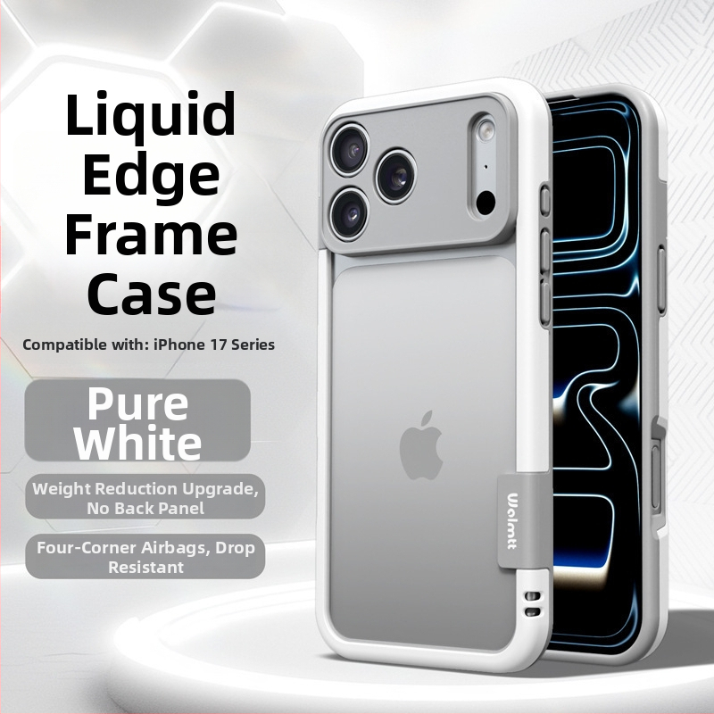 Telefonvédő iPhone 13–17 sorozathoz, matt TPU burkolat és metallikus festékkel, hőelvezetés, ütésállóság és ujjlenyomat-mentes