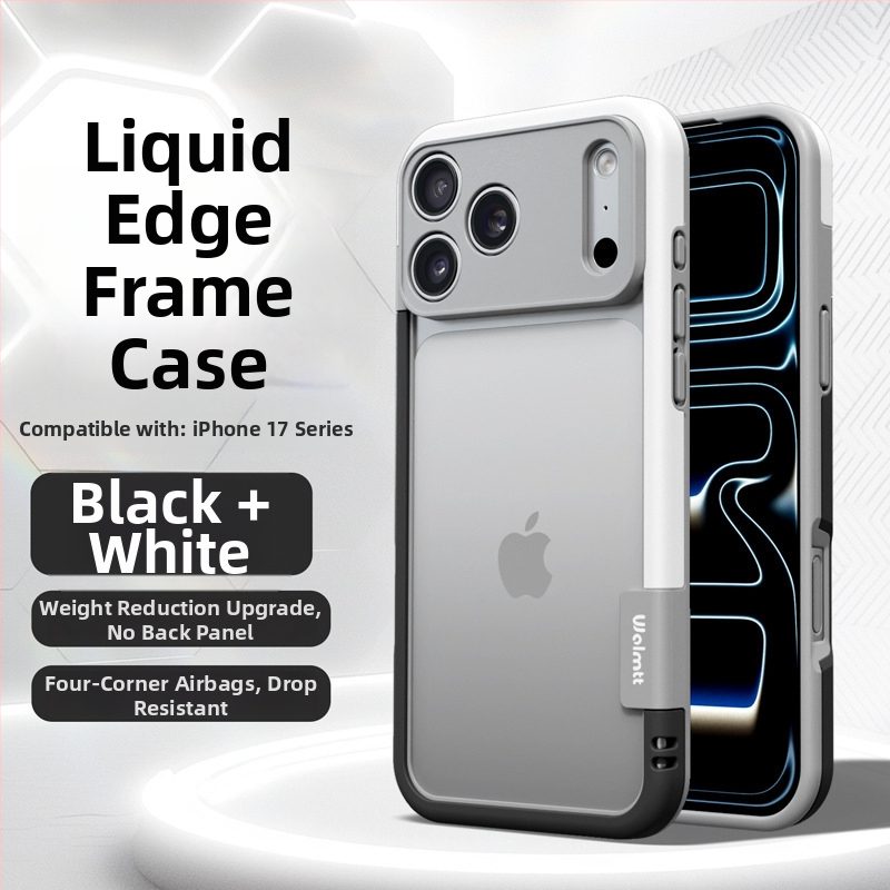 Telefonvédő iPhone 13–17 sorozathoz, matt TPU burkolat és metallikus festékkel, hőelvezetés, ütésállóság és ujjlenyomat-mentes