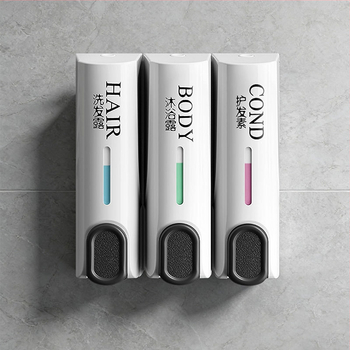 Fali folyadékadagoló a fürdőszobába – ABS anyag, kézi pumpa, fúrás nélküli, 212A modell, Sunboson Xiangchen