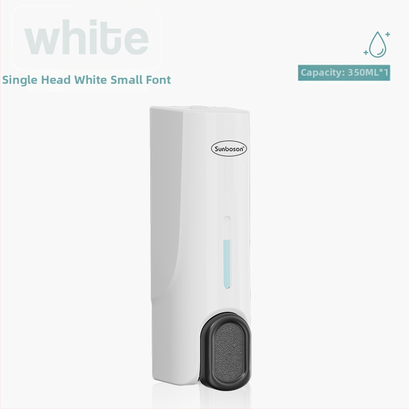 Fali folyadékadagoló a fürdőszobába – ABS anyag, kézi pumpa, fúrás nélküli, 212A modell, Sunboson Xiangchen