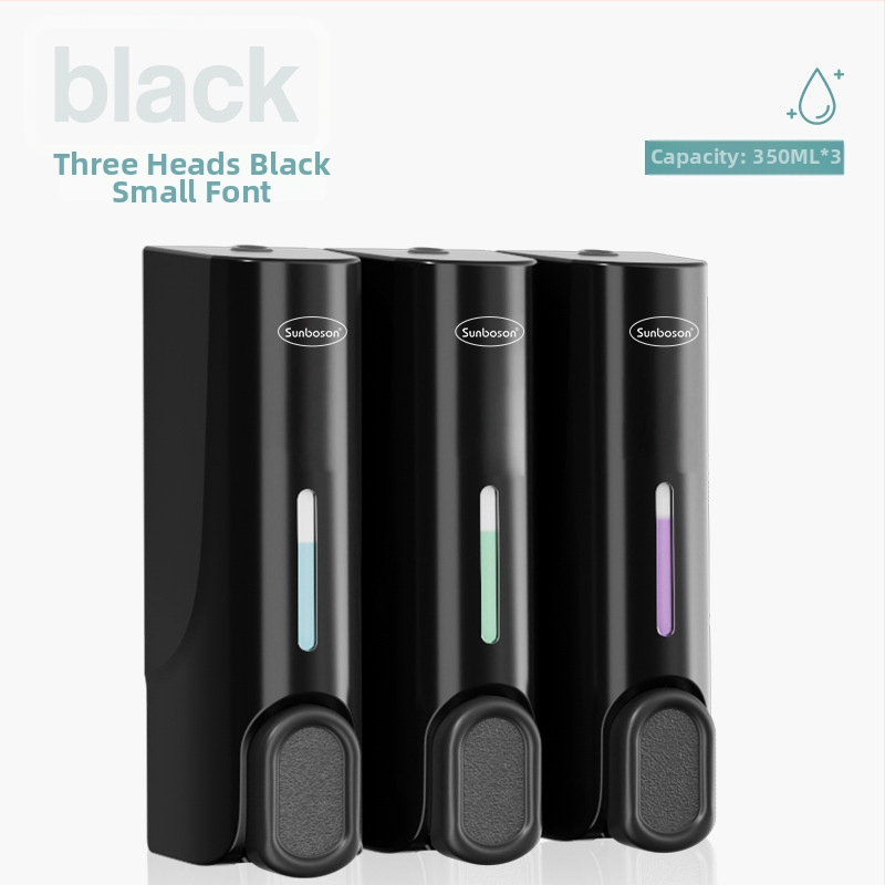 Fali folyadékadagoló a fürdőszobába – ABS anyag, kézi pumpa, fúrás nélküli, 212A modell, Sunboson Xiangchen