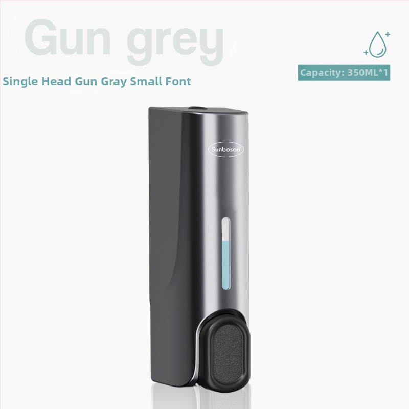 Fali folyadékadagoló a fürdőszobába – ABS anyag, kézi pumpa, fúrás nélküli, 212A modell, Sunboson Xiangchen