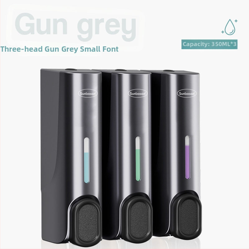 Fali folyadékadagoló a fürdőszobába – ABS anyag, kézi pumpa, fúrás nélküli, 212A modell, Sunboson Xiangchen