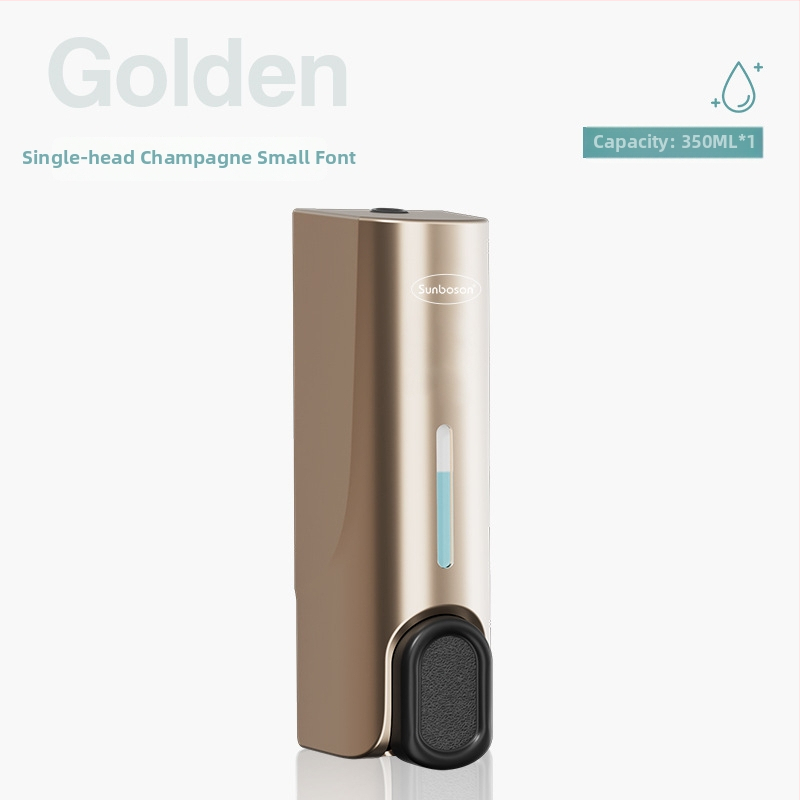 Fali folyadékadagoló a fürdőszobába – ABS anyag, kézi pumpa, fúrás nélküli, 212A modell, Sunboson Xiangchen