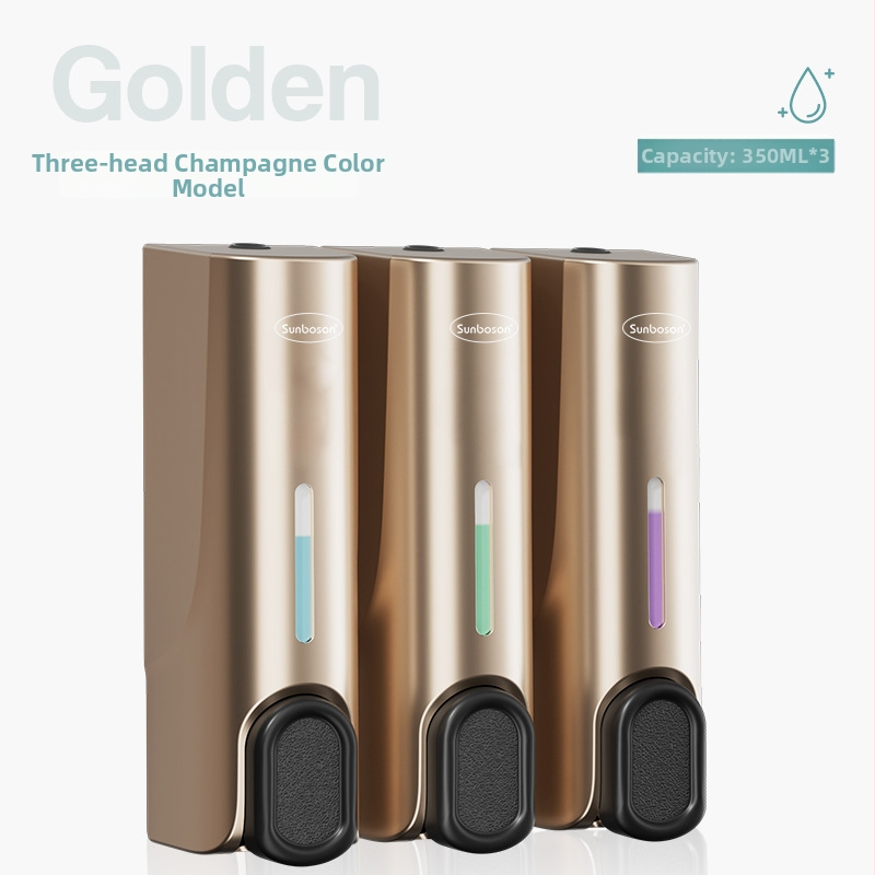 Fali folyadékadagoló a fürdőszobába – ABS anyag, kézi pumpa, fúrás nélküli, 212A modell, Sunboson Xiangchen