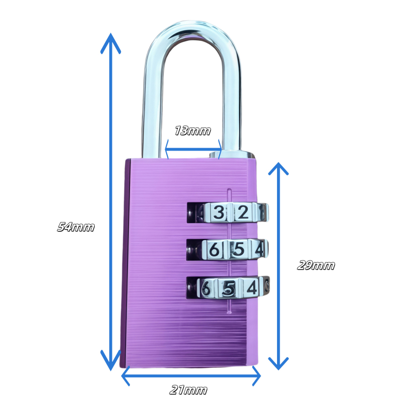 Alumíniumötvözetes jelszavas zár edzőterem szekrényekhez (modell Qjd2024052201, záró rúd vastagsága: 3, kioldási mód: jelszó)