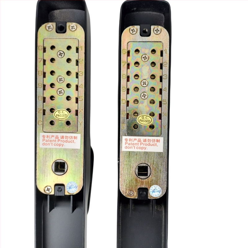 Rain Solid alumínium ötvözet ajtó mechanikus zárbetéttel, OL4053, udvari ajtókhoz és üreges/díszkapukhoz; nyitás kulcs vagy jelszó