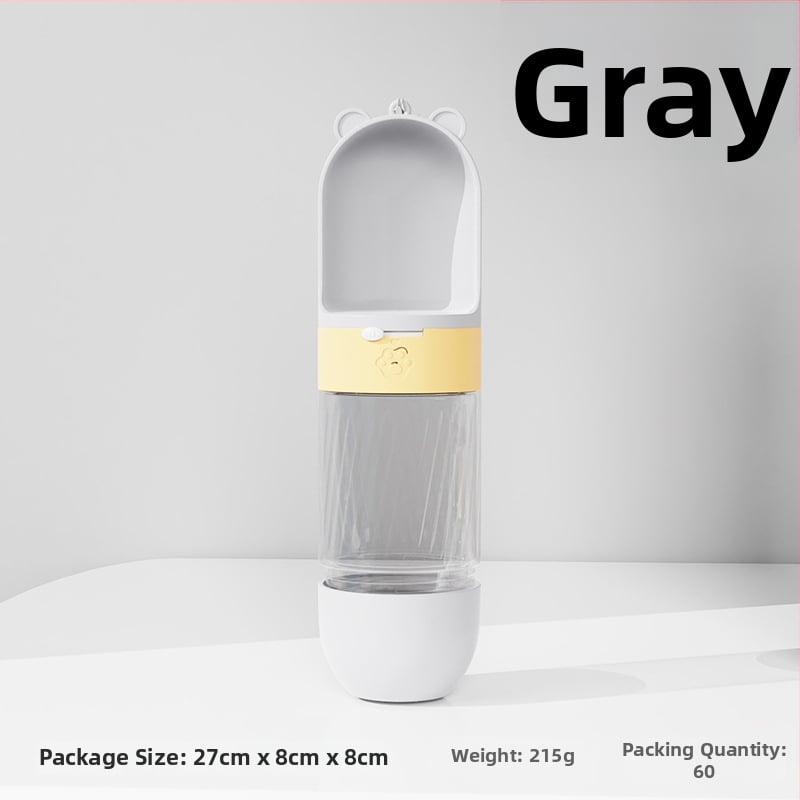 Котешка купа за хранене с интегрирана вода и храна — Материал: пластмаса + неръждаема стомана; Автоматично хранене; Марка: Dog Overlord; Опаковка: 50; За котки